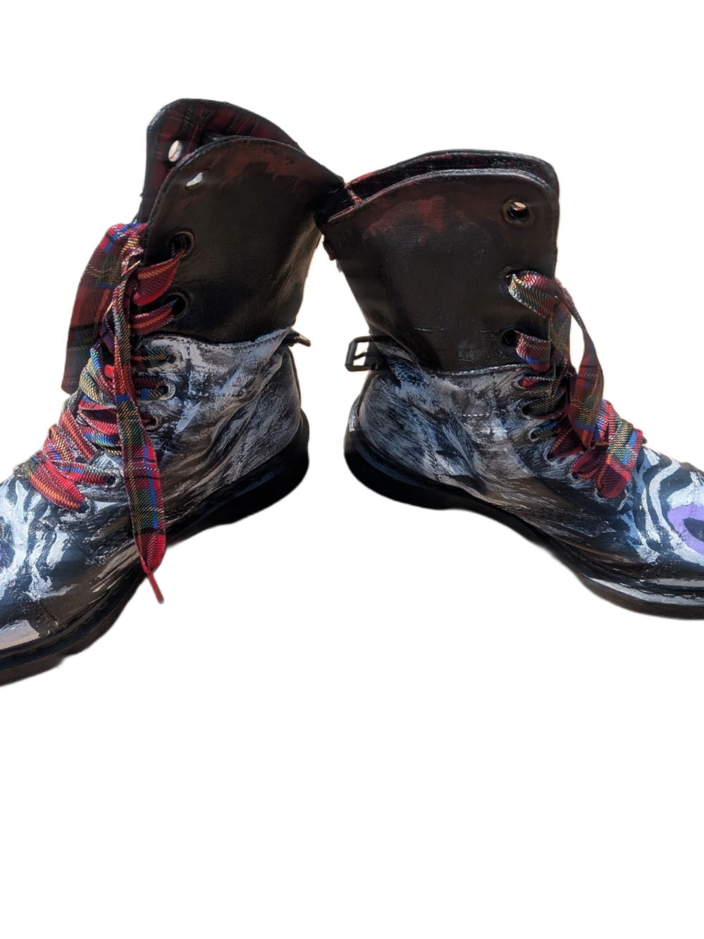 Dr. Martens 1914 Triumph Aimilita, Handpainted, Cheshire Cat, One Of A Kind - Picture 10 of 11